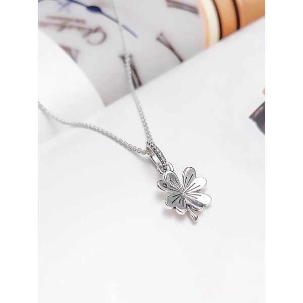 PAN ALE CHARM TREO CỎ 4 LÁ BẠC S925 CAO CẤP