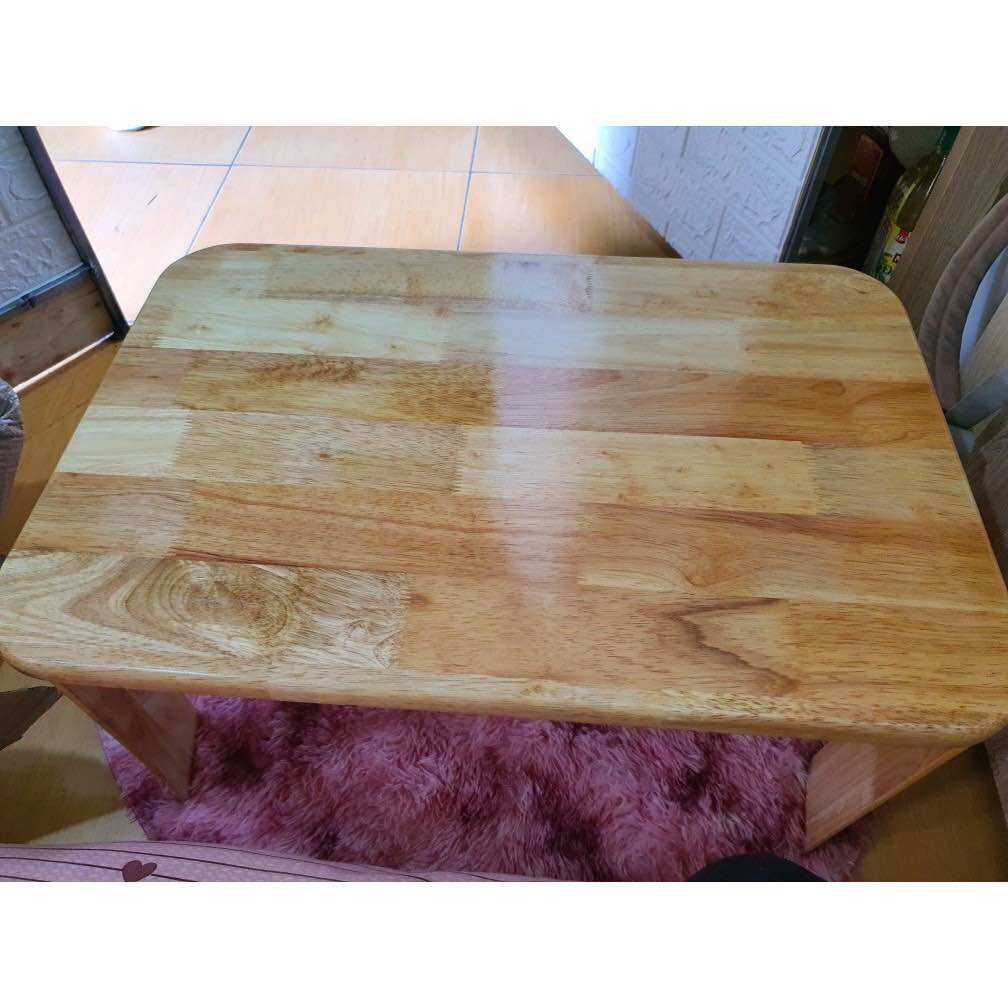Bàn Trà Gấp Gọn Gỗ Cao Su 40x60cm Siêu Bền