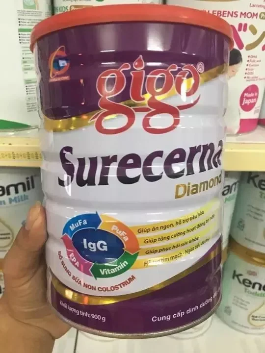 Sữa gigo tiểu đường lon 900g - sữa bột gigo surecerna 900g