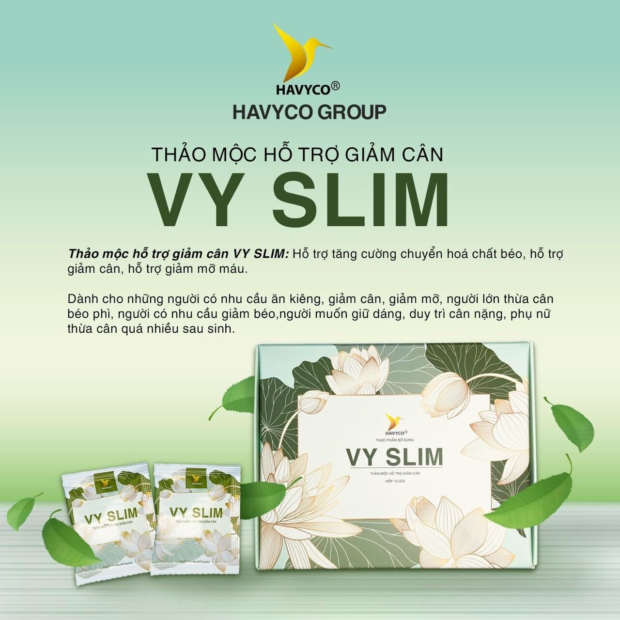 [HCM]Trà Thảo mộc Vy slim mẫu mới dạng viên (30 viên)