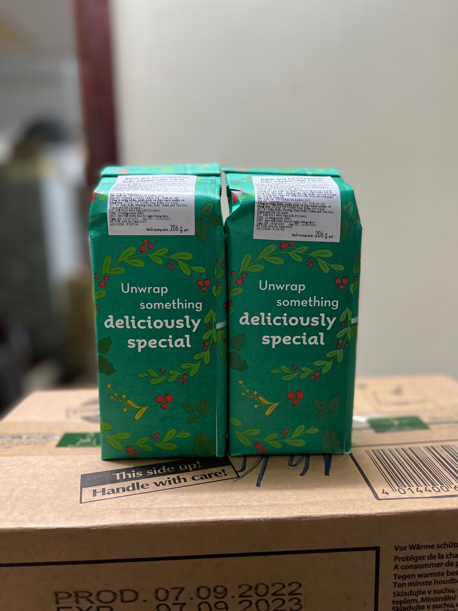 Bánh Quy Bơ Chessmen Pepperidge Farm (206G)