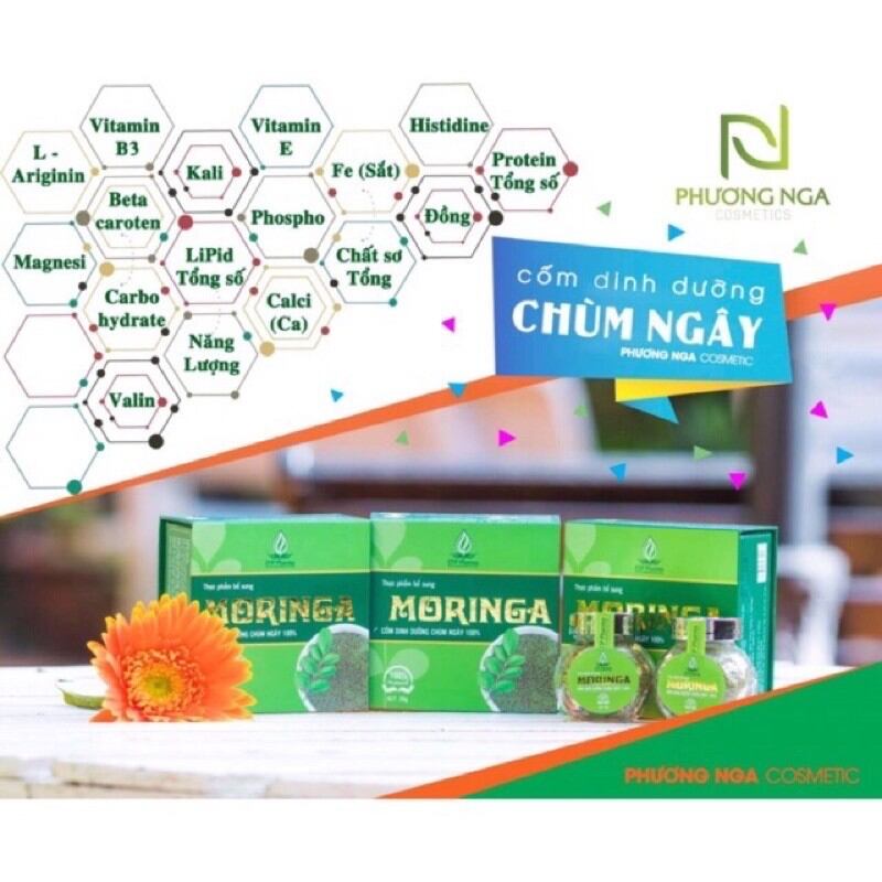 [SẢN PHẨM GIÚP BÉ ĂN NGON - TĂNG ĐỀ KHÁNG - HẾT TÁO BÓN] CỐM CHÙM NGÂY MORINGA 100%