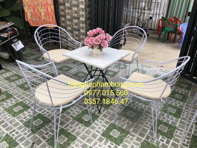 bộ bàn ghế sắt giá rẻ