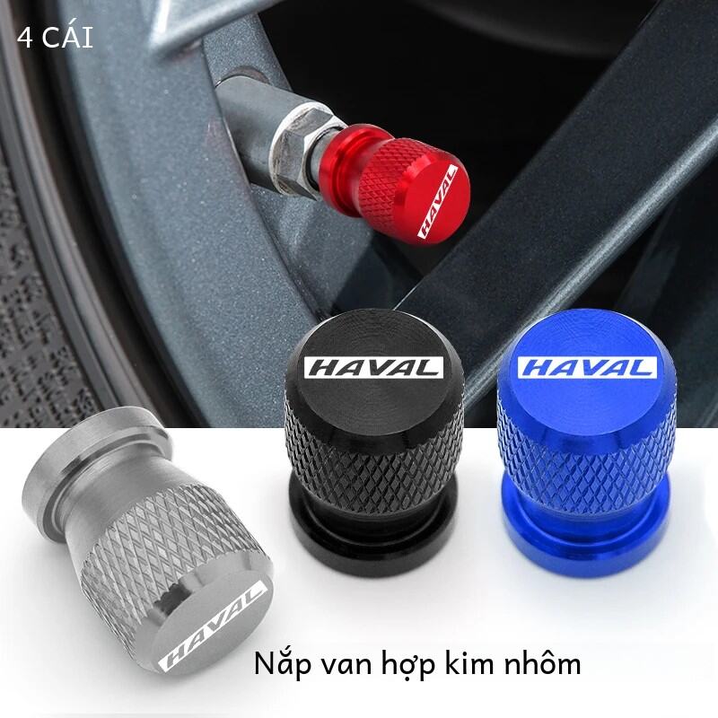 Nhôm Xe Bánh Lốp Van Thân Nắp Bao 4 Bộ Cho Gwm Haval H6 F7 Dargo F7x F7h h8 Max B07 A07 H2s F5 M4 H6 Gt