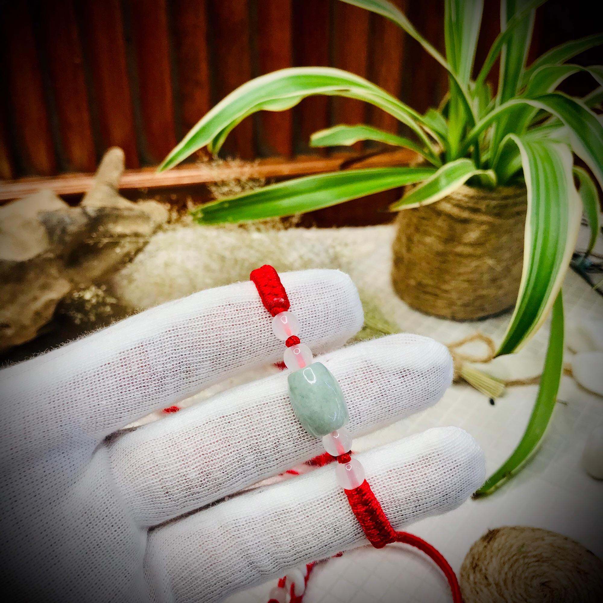 Vòng tay lu thống ngọc phỉ thuý - vòng tay đồng điếu ngọc phí thuý