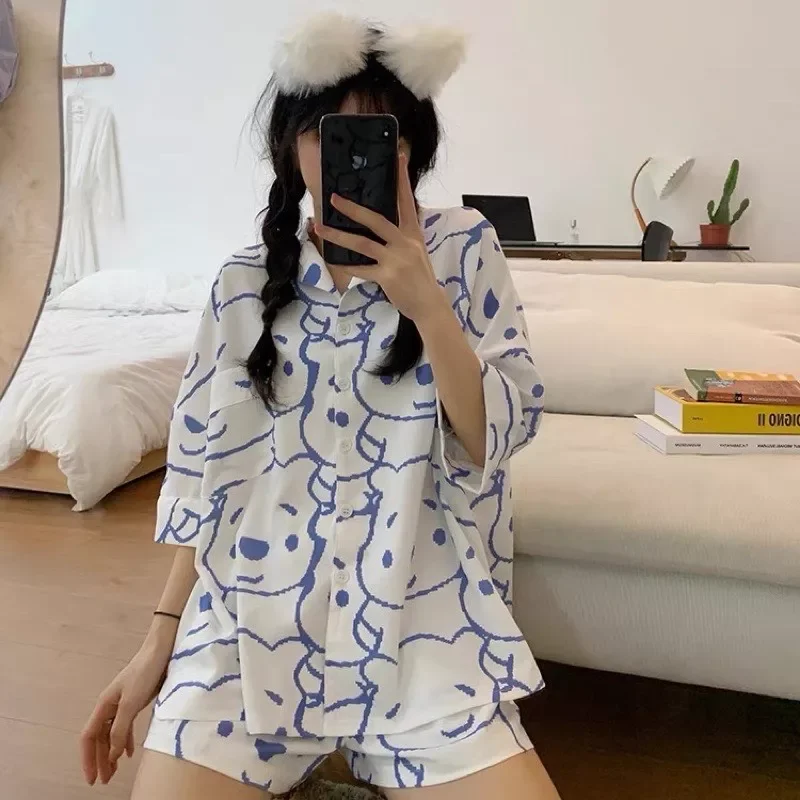 Bộ ngủ kate lụa form dưới 58kg đủ màu