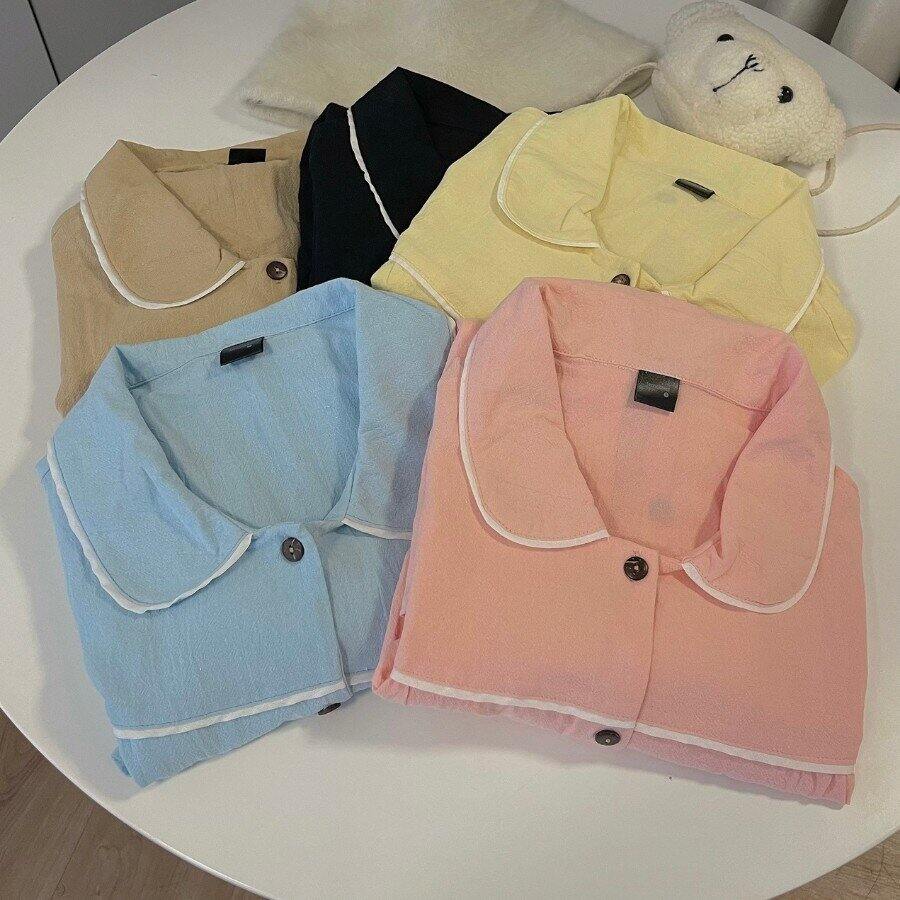 Sét bộ pyjama xốp bèo tay dài quần dài