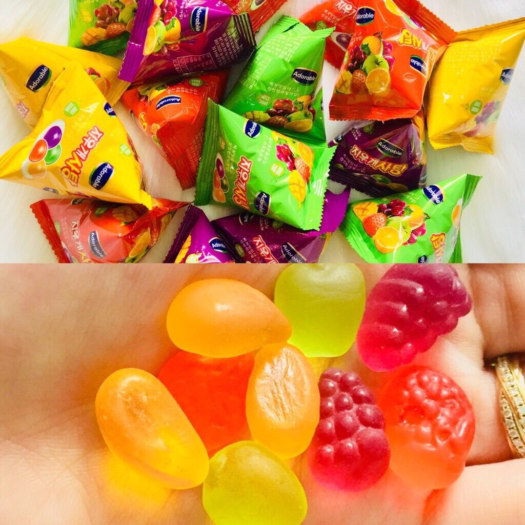 Kẹo Dẻo Trái Cây Hàn Quốc Adorable (Gói 360g)