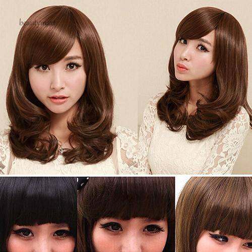 [ TẶNG TRÙM LƯỚI ] - TÓC GIẢ NGUYÊN ĐẦU MÁI XÉO S043