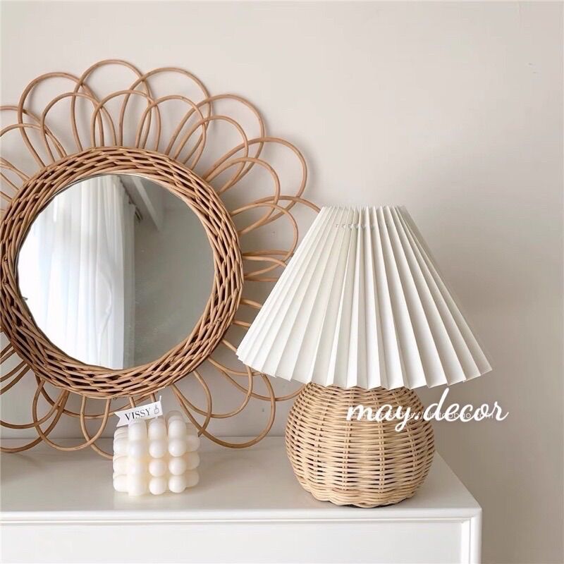 Đèn ngủ cao cấp vintage phong cách Hàn Quốc -may.decor-