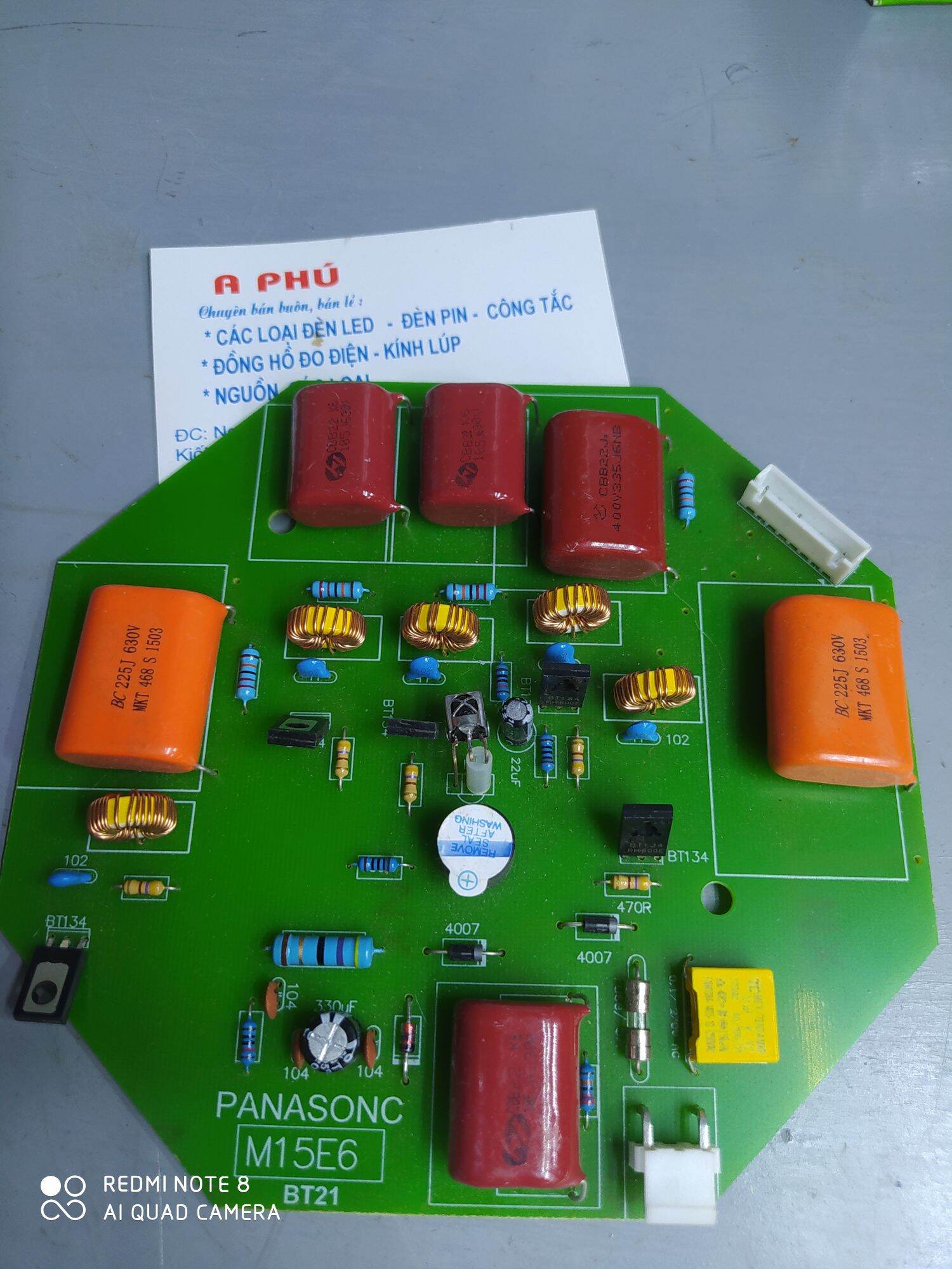 Bo mạch quạt trần Pana sonic 5 Cánh