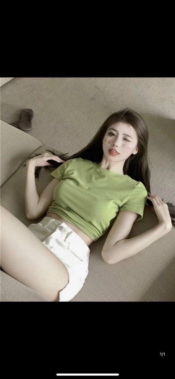 Áo croptop dây buộc nơ lưng sau BG