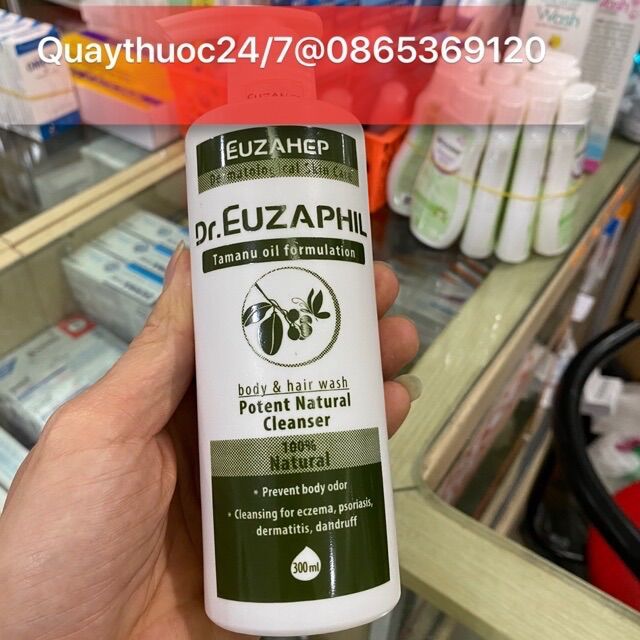 Sữa tắm gội dr euzaphil
