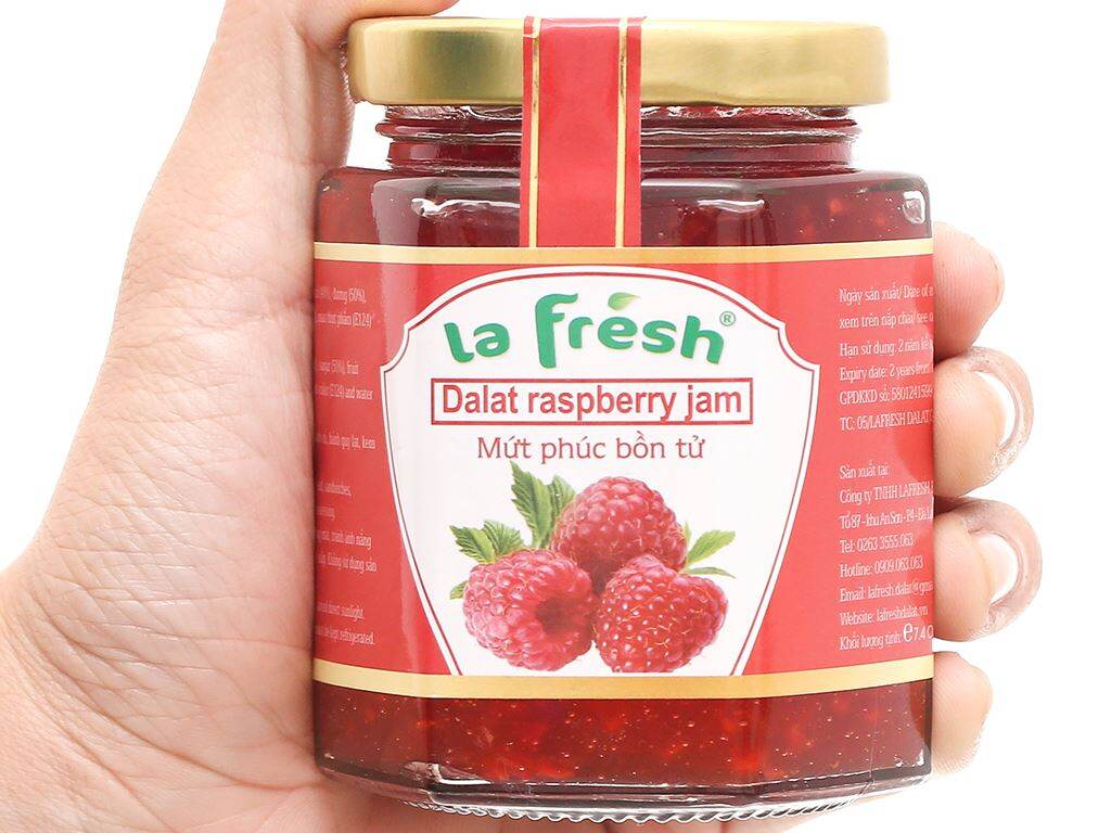Mứt phúc bồn tử La Fresh hũ 210g