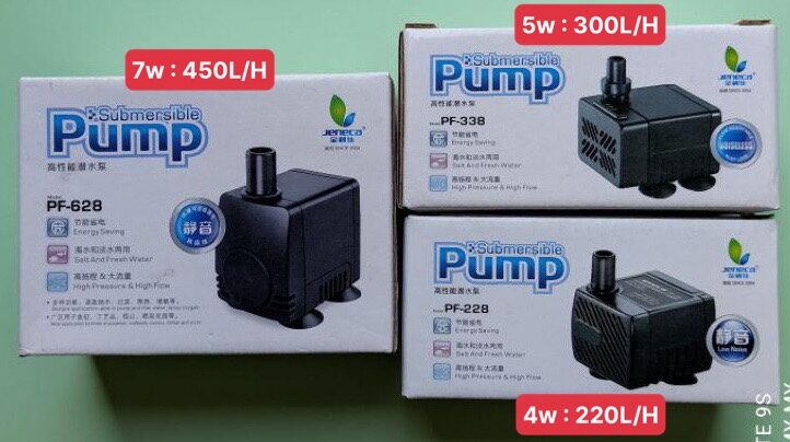 Máy bơm nước bể cá jeneca pf-228 pf-338 pf-628