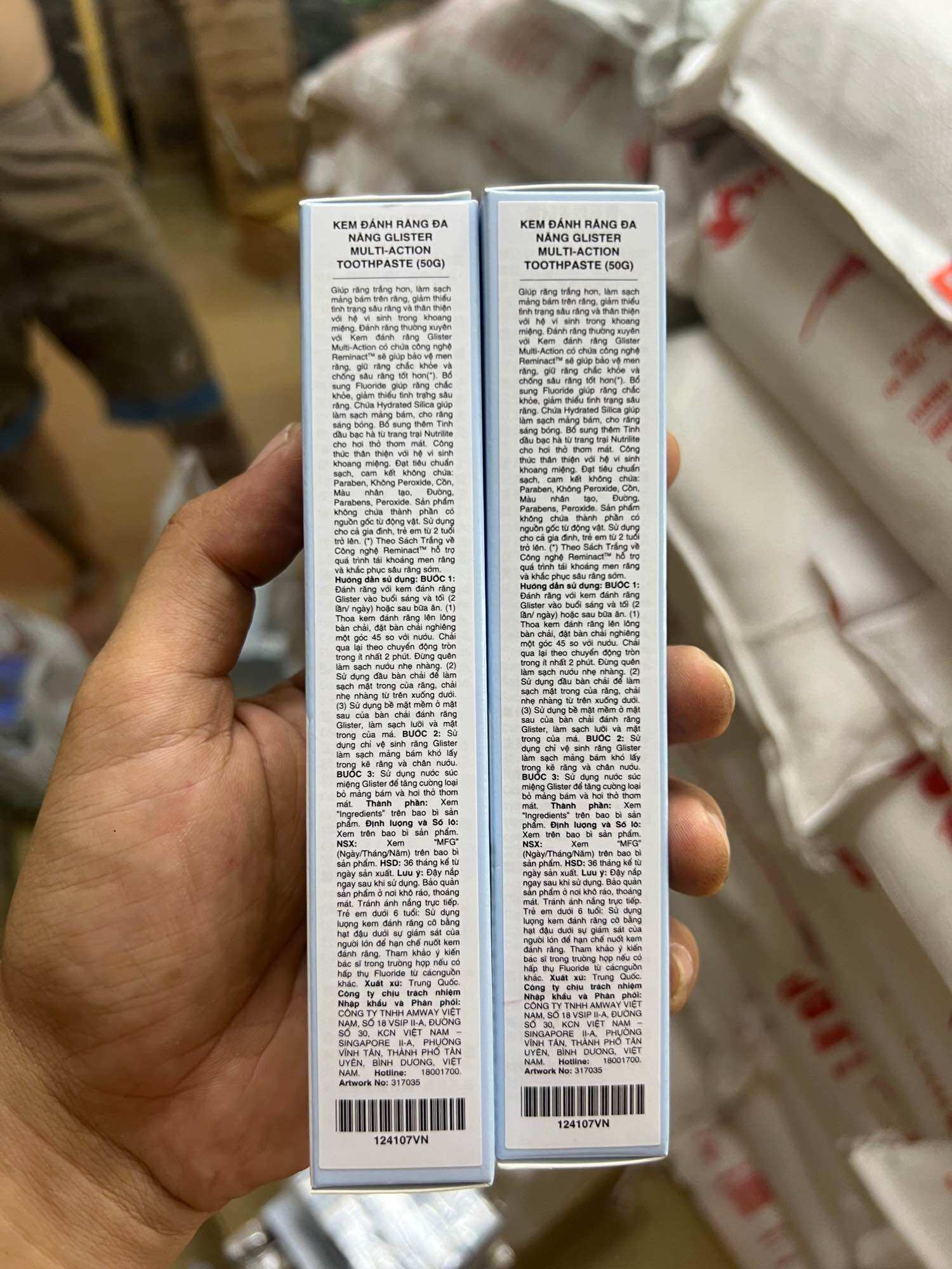 Kem đánh răng mini 50g của mỹ