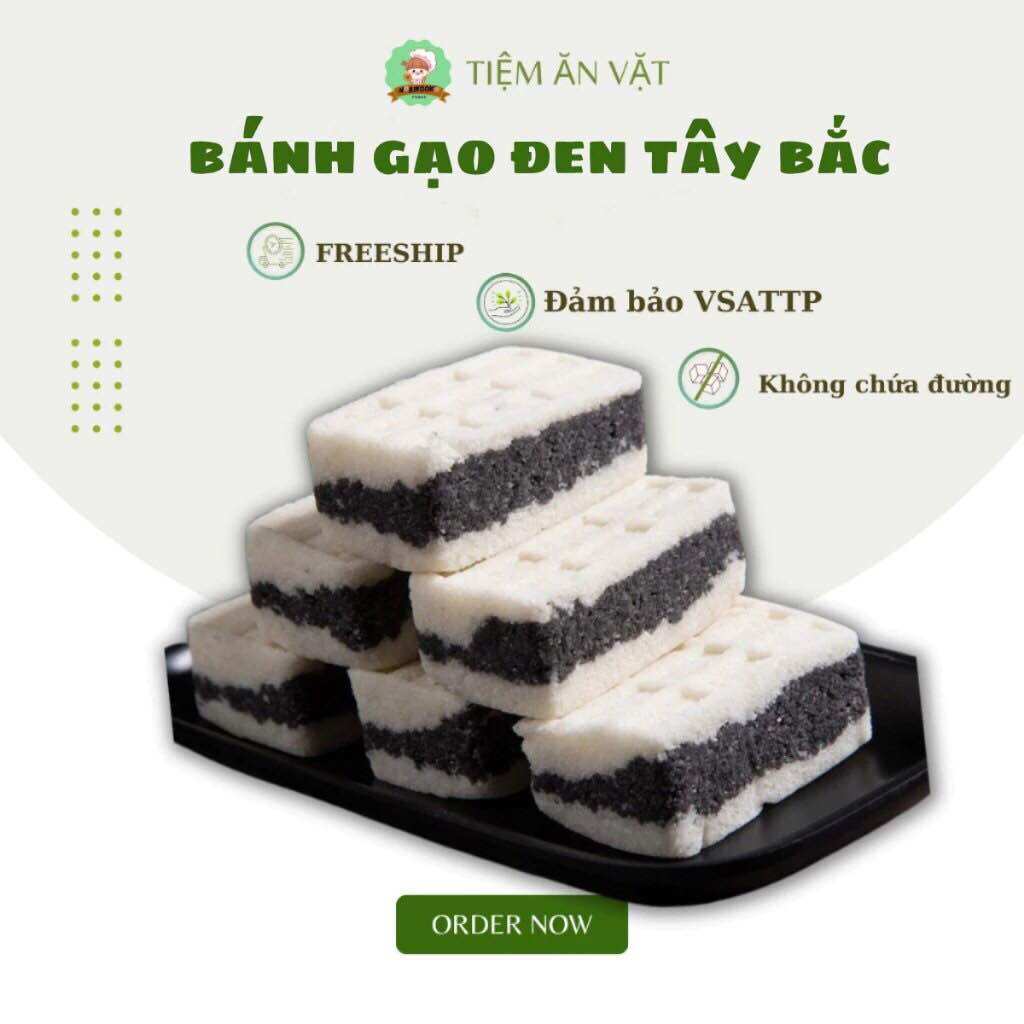 Bánh Gạo Đen Tây Bắc Ít Đường Mềm Xốp Giúp Ngăn Ngừa Lão Hóa, Đảm Bảo Các Chất Dinh Dưỡng Cần Thiết Cho Cơ Thể