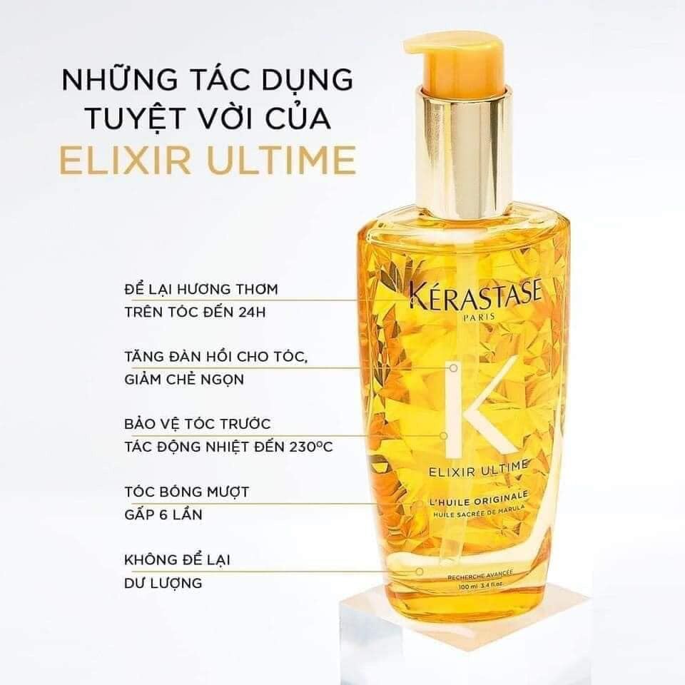 [ Minisize 15ml ] Dầu Dưỡng Phục Hồi Tóc Kérastase Elixir Ultime