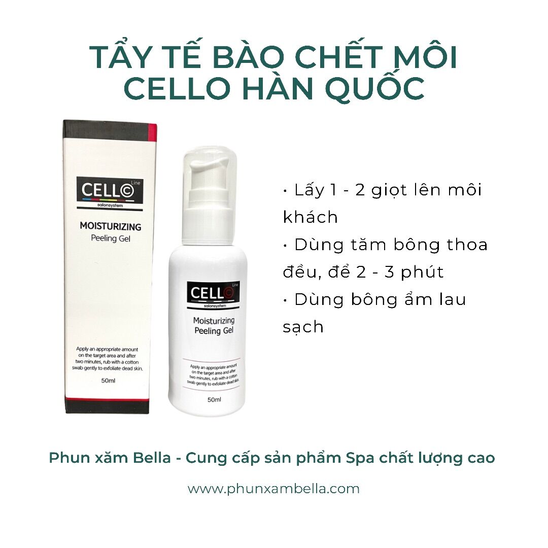 Tẩy da chết môi Cello Hàn Quốc (Hàng thật)