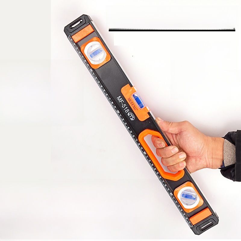 Horizontal Ruler High Precision Solid Aluminum Alloy Level Guiding Rule Small Level Meter Household Strong Magnetic Adjustment Balance