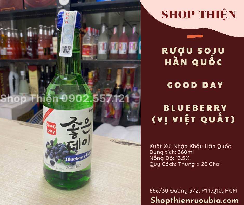 Sô chu trái cây hàn quốc good day 360ml