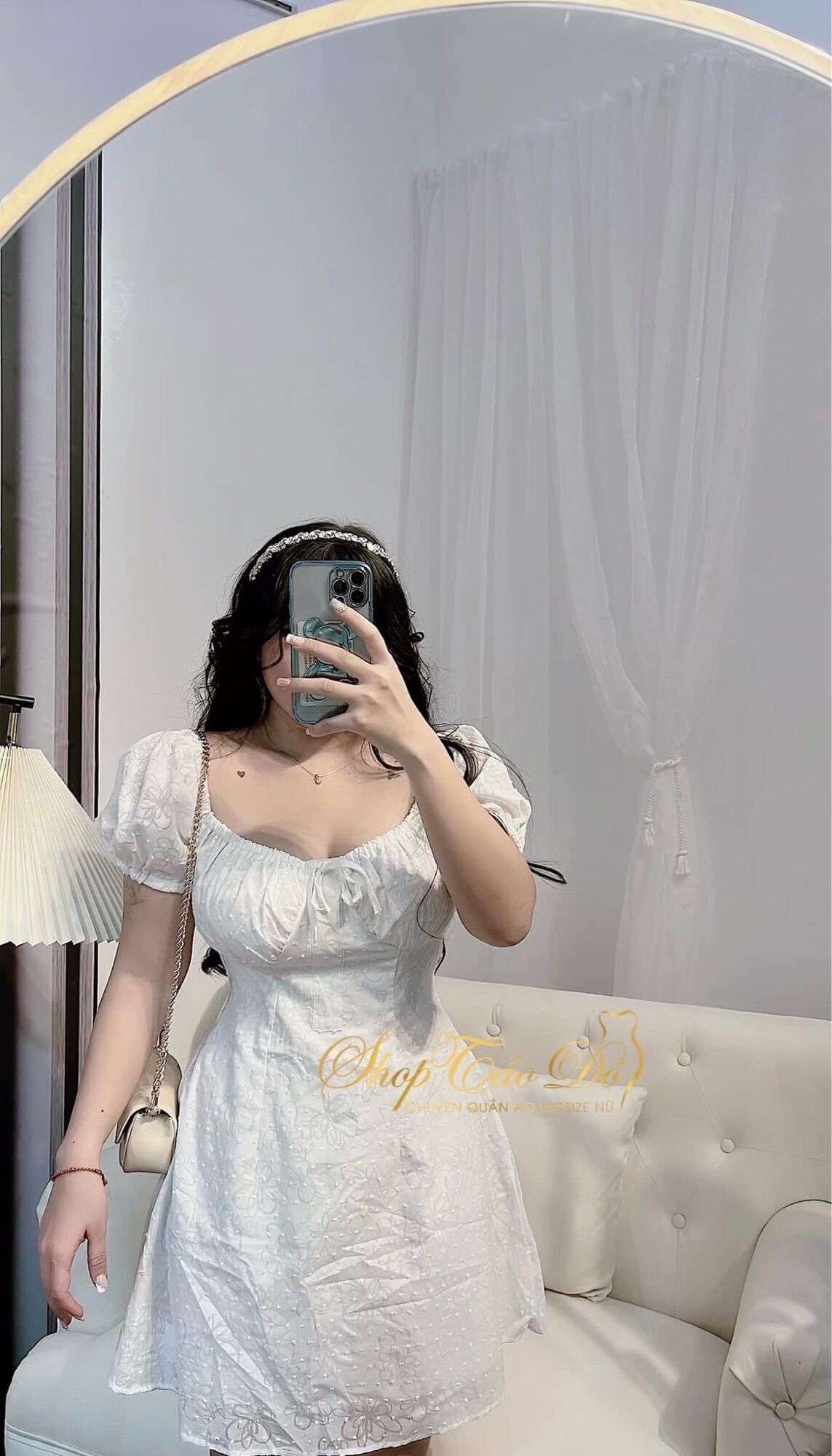 (SHOP TÁO ĐỎ BIGSIZE 50kg đến 90kg) ĐẦM REN ĐI CHƠIĐI BIỂN DÁNG CHỮ A