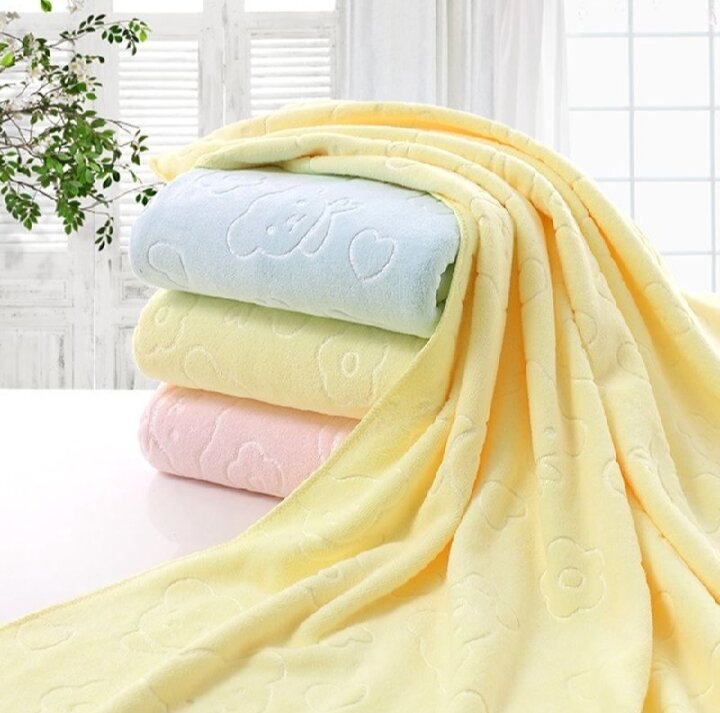 Khăn tắm Microfiber xuất Nhật 70x140cm siêu mềm mịn
