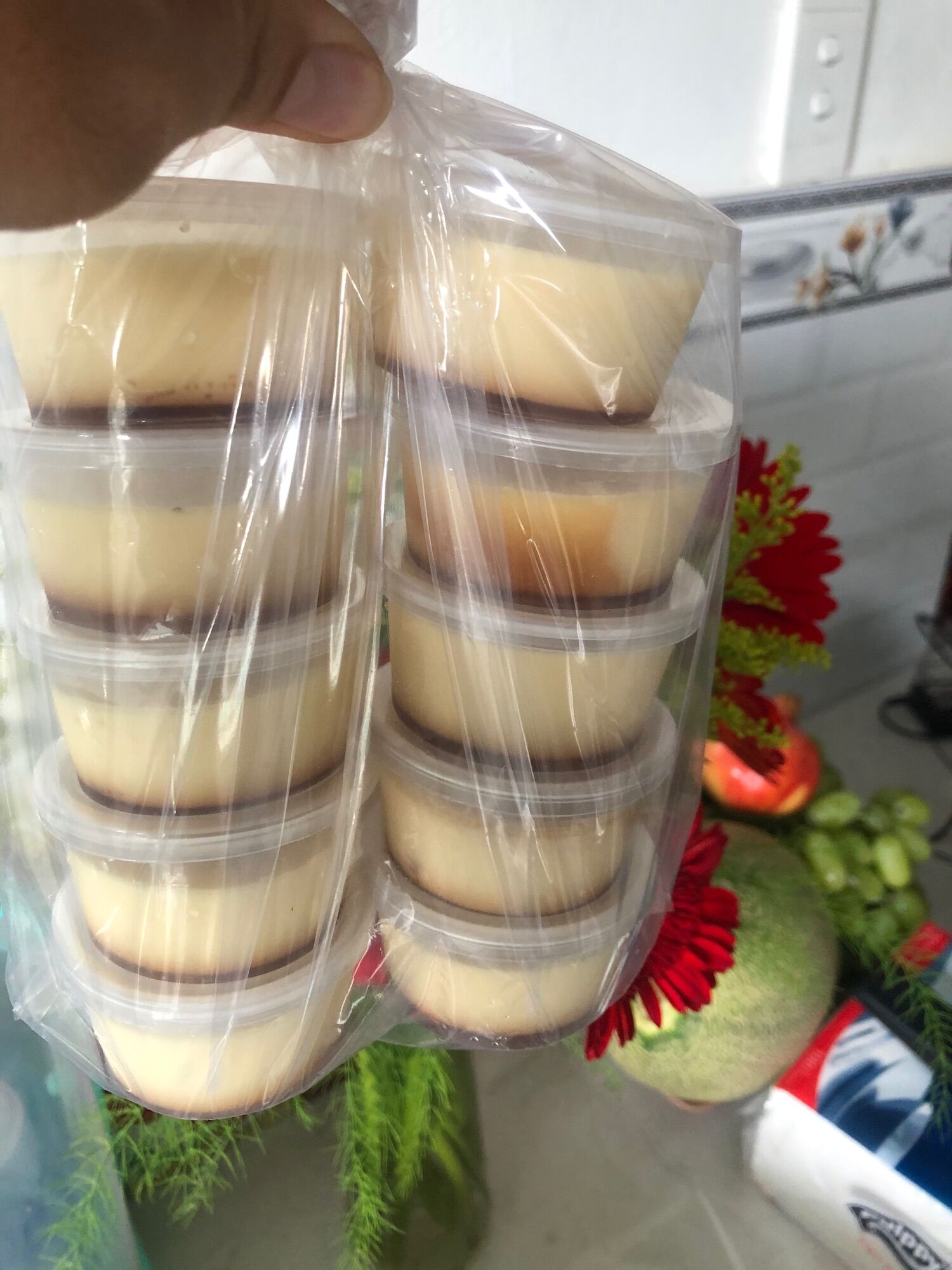 Bánh Flan - block 10 hủ