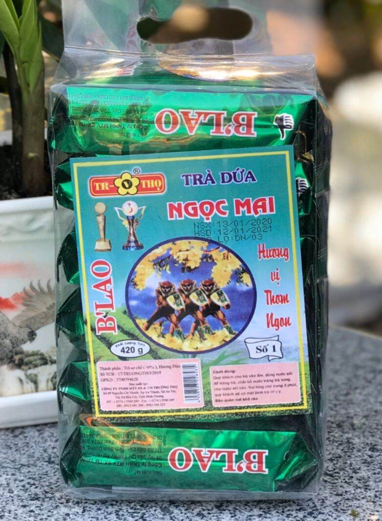10 lốc trà dứa ngọc mai
