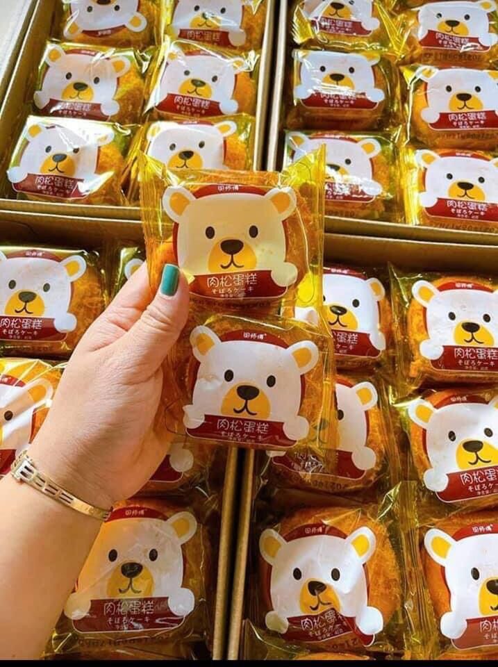 [HCM]Bánh ruốc gấu thùng 30cái (1,5kg)