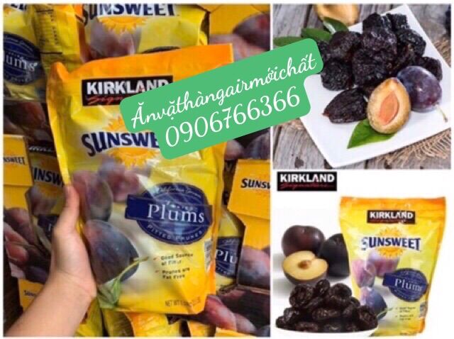 [NEW DATE 03/2025]Mận Sấy Khô Kirkland Signature Plums Sunsweet 1.59 Kg