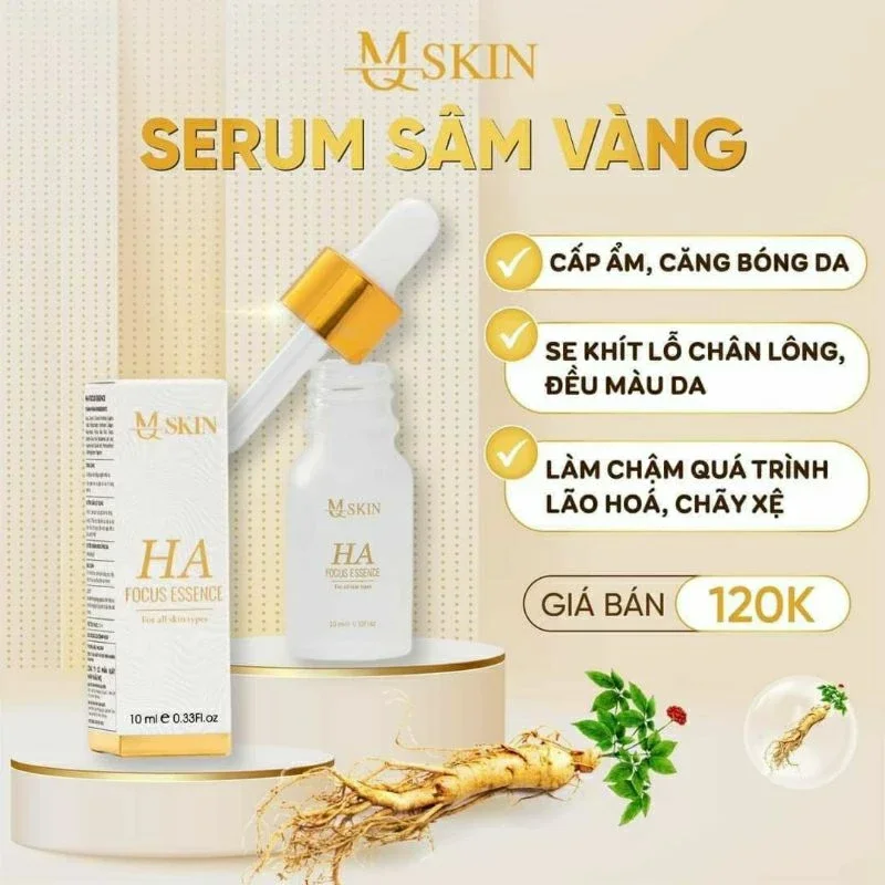 Combo Kem Cốt Nám Sâm Vàng MQ SKIN (4 món)