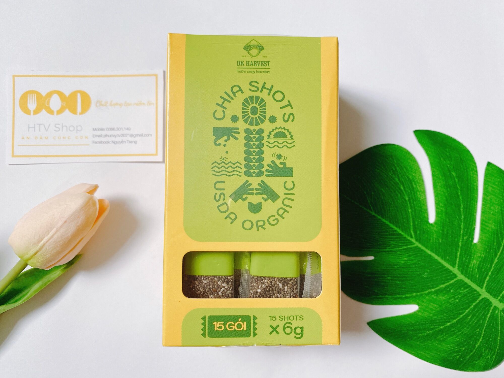 Hạt chia hữu cơ USDA Organic shot 6g