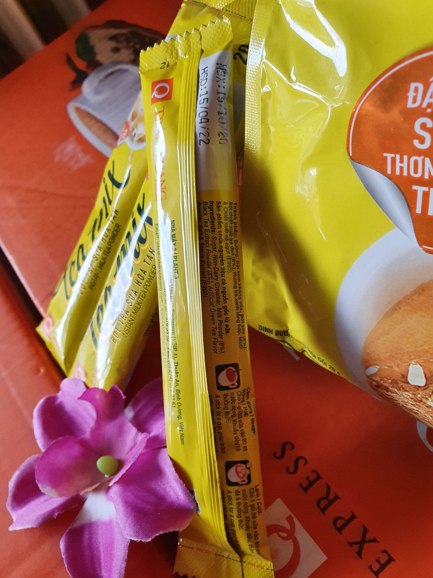 Bột Trà Sữa Hòa Tan Trần Quang 24 gói