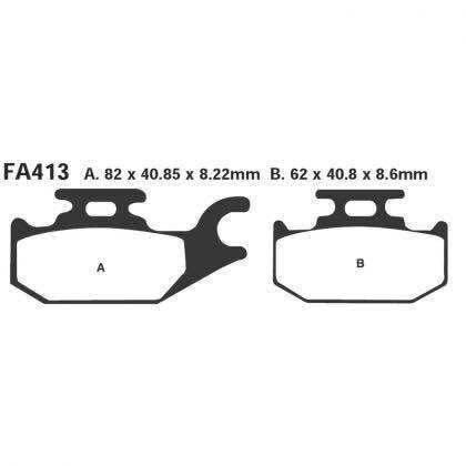 Bộ má phanh đĩa xe điện Vinfast Theon, Theon S, Klara S/ A2/ A3
