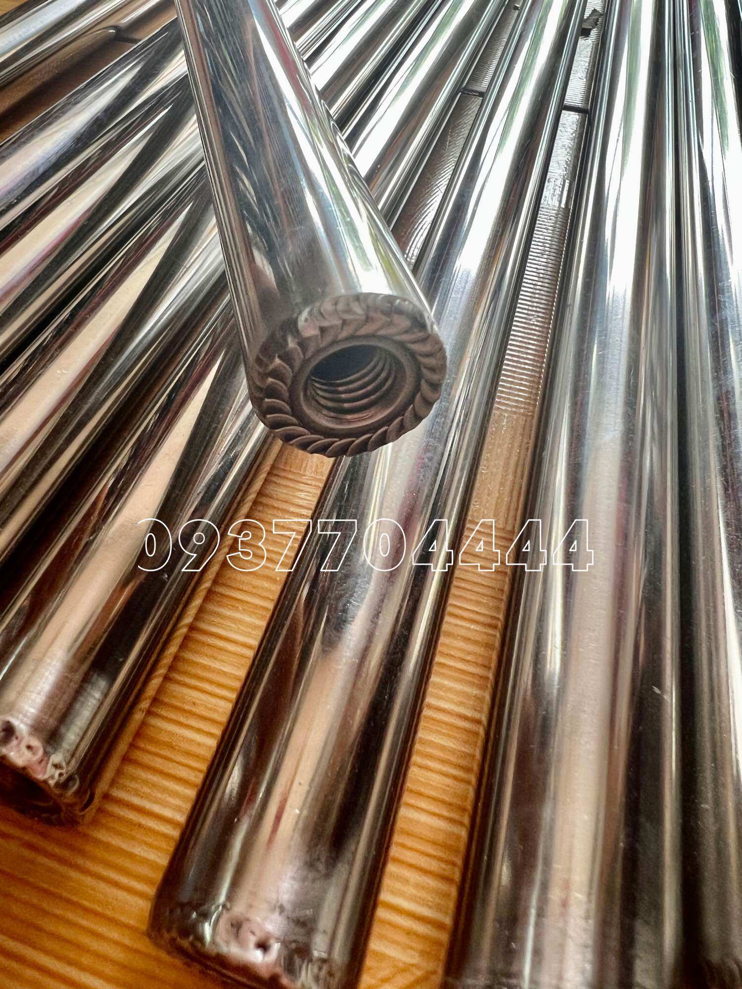 Cán dù inox