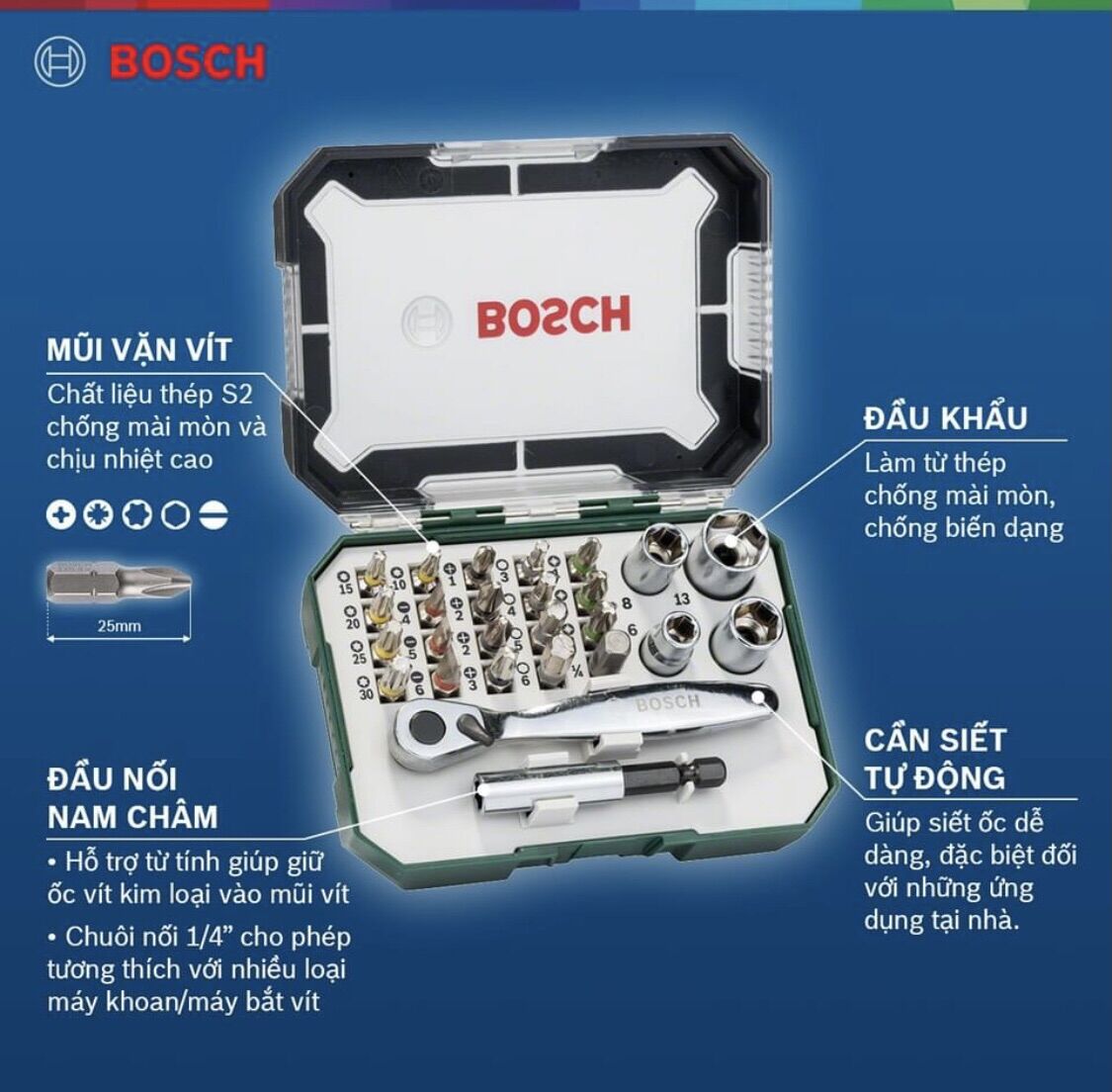 Bộ vặn vít 26 món