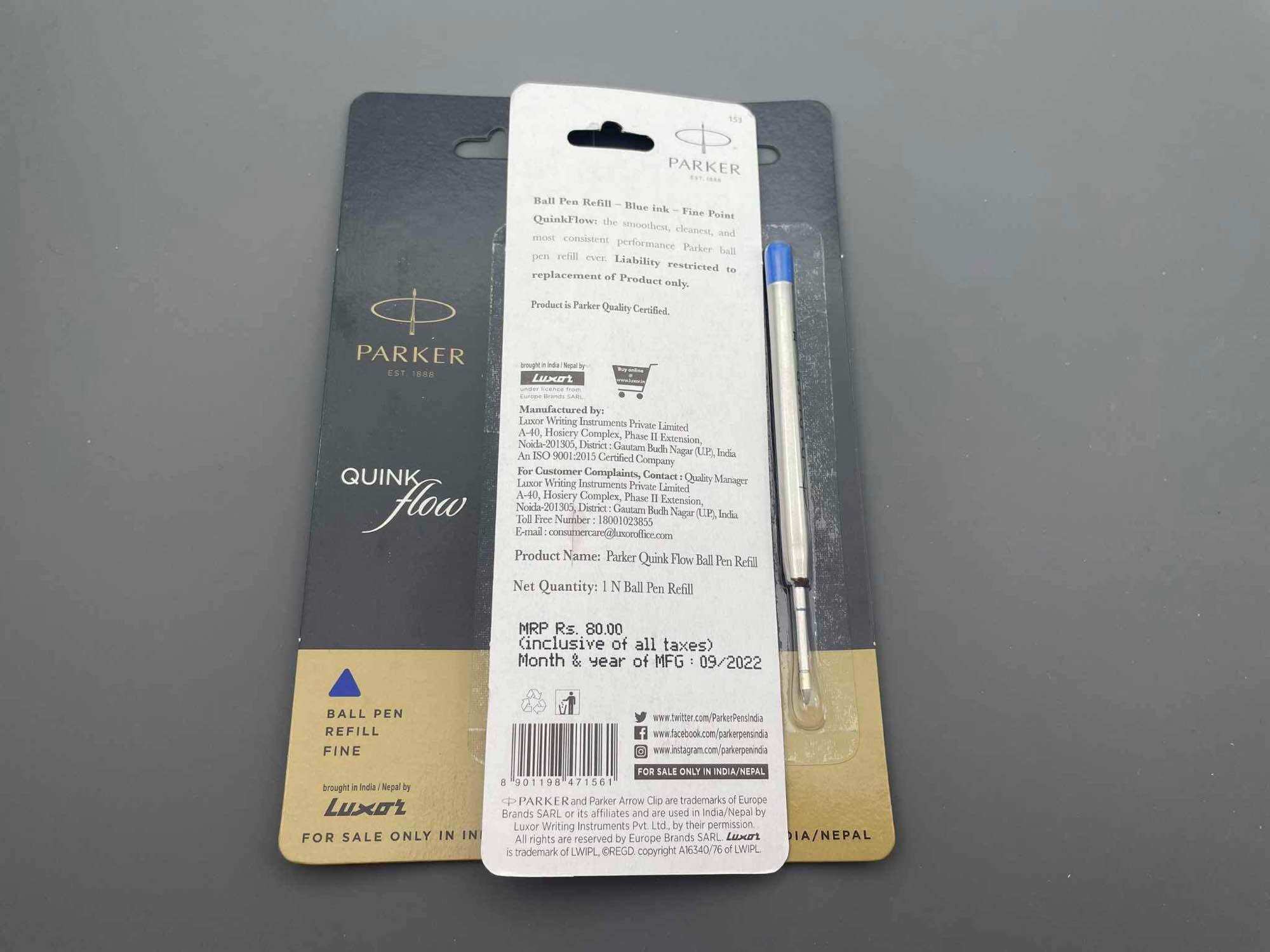 Ngòi ruột bút Parker chính hãng