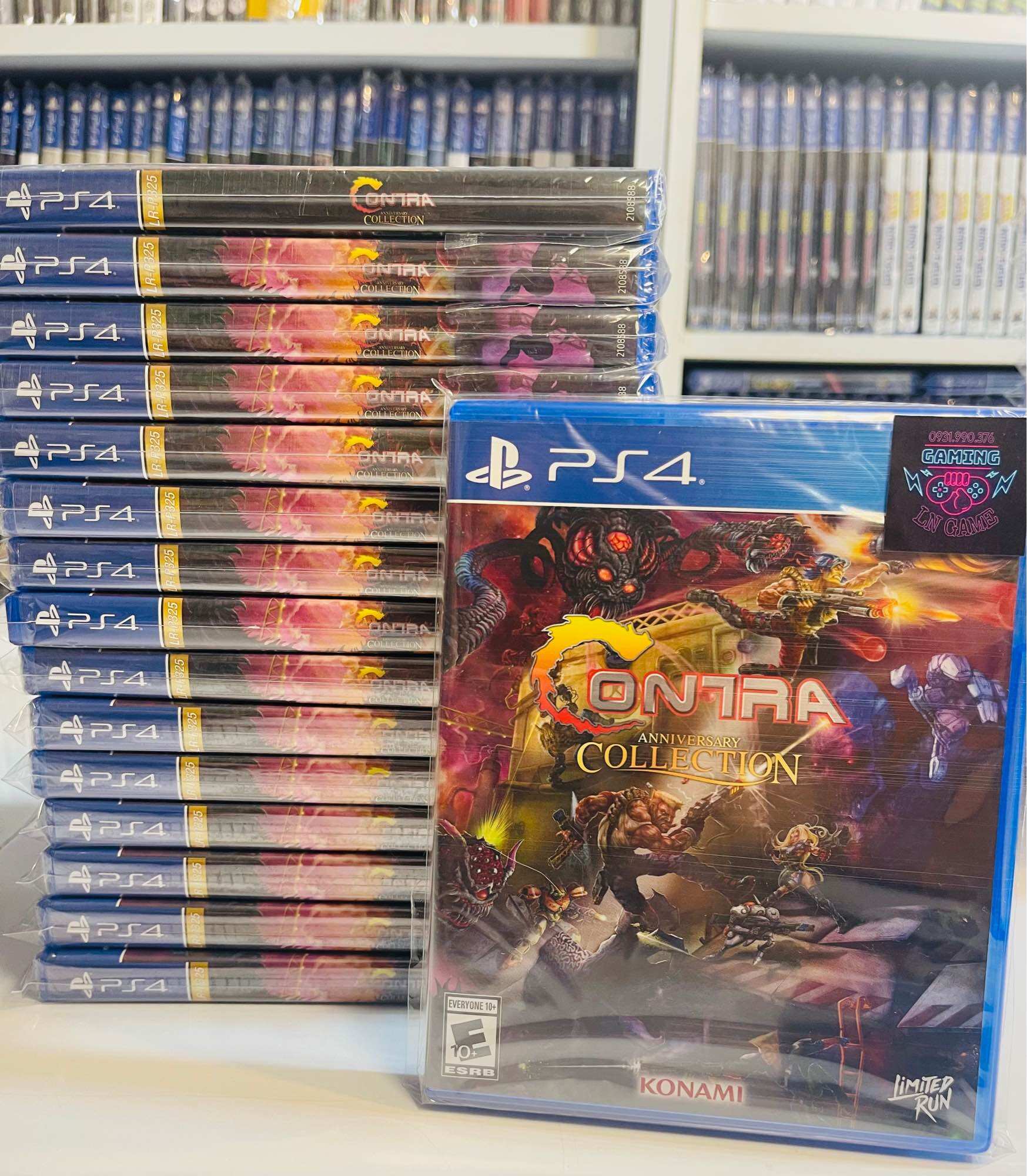 Đĩa Game PS4 : Contra Anniversary Collection (new)
