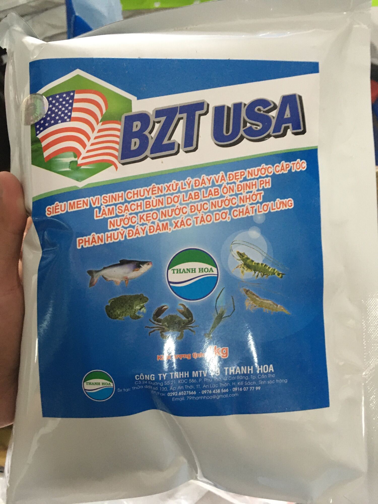 BZT usa vi sinh 1kg / bịt