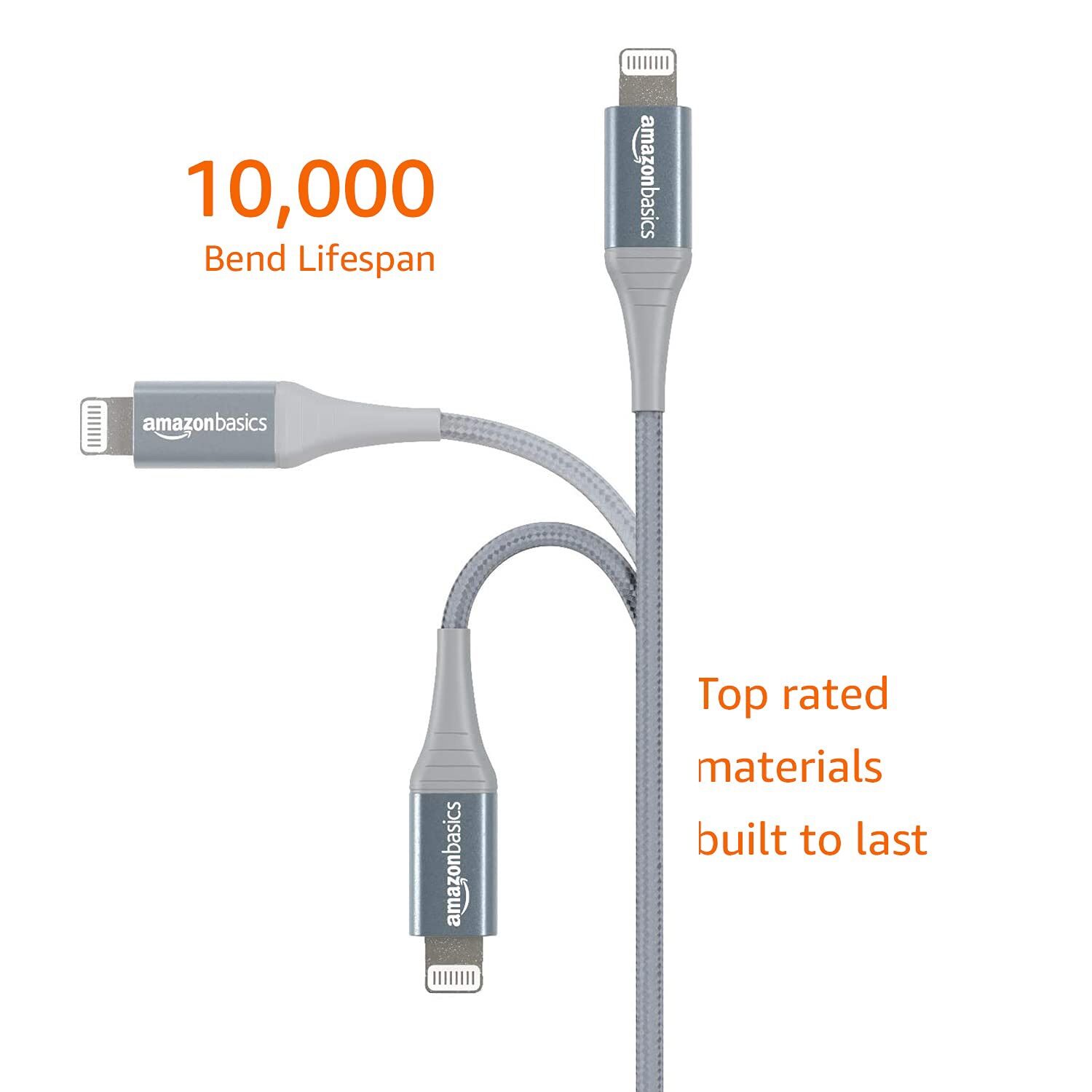 Cáp Sạc Ngắn Amazon Basic MFi Type C to Lightning 35cm Chip C94 (No Box)