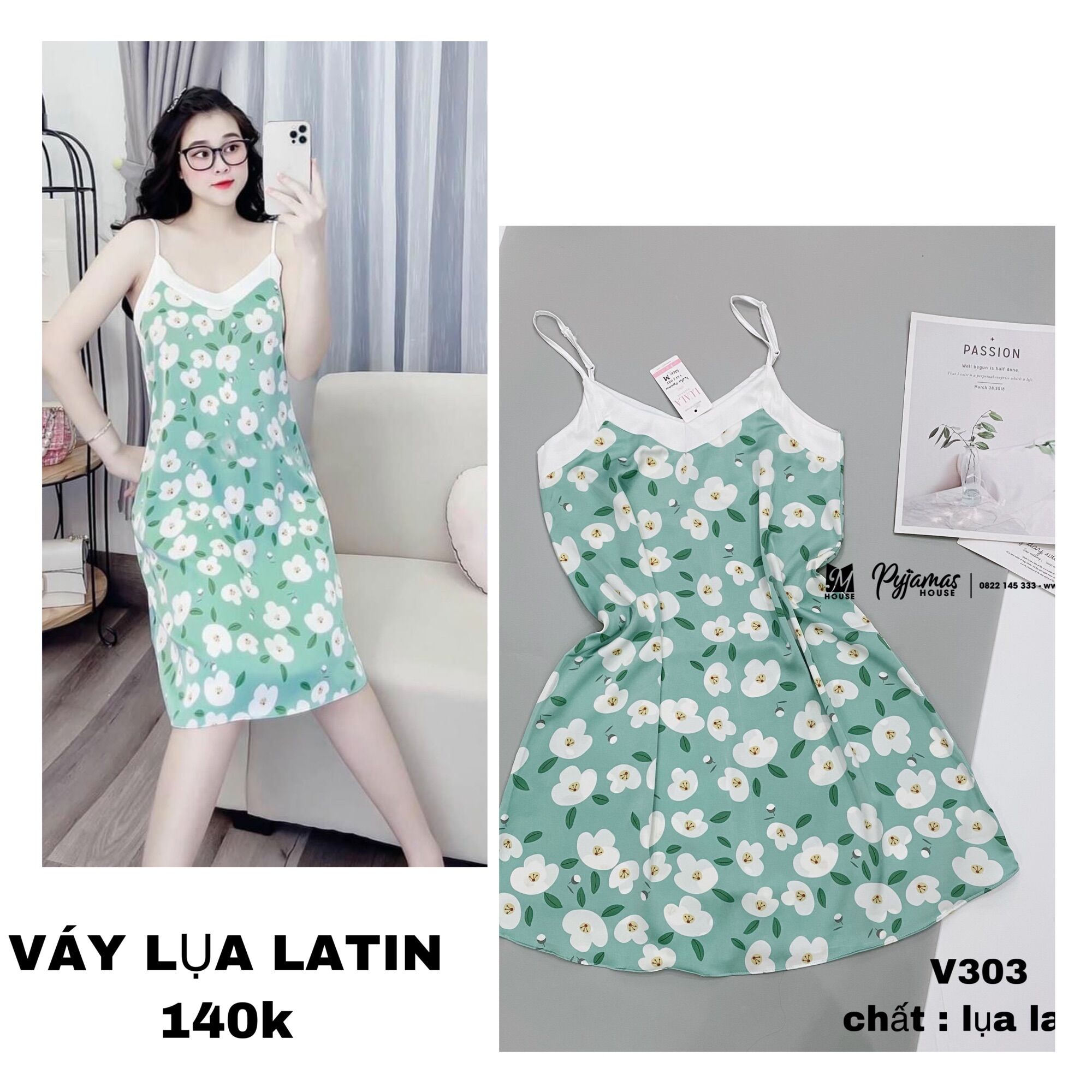 váy lụa latin
