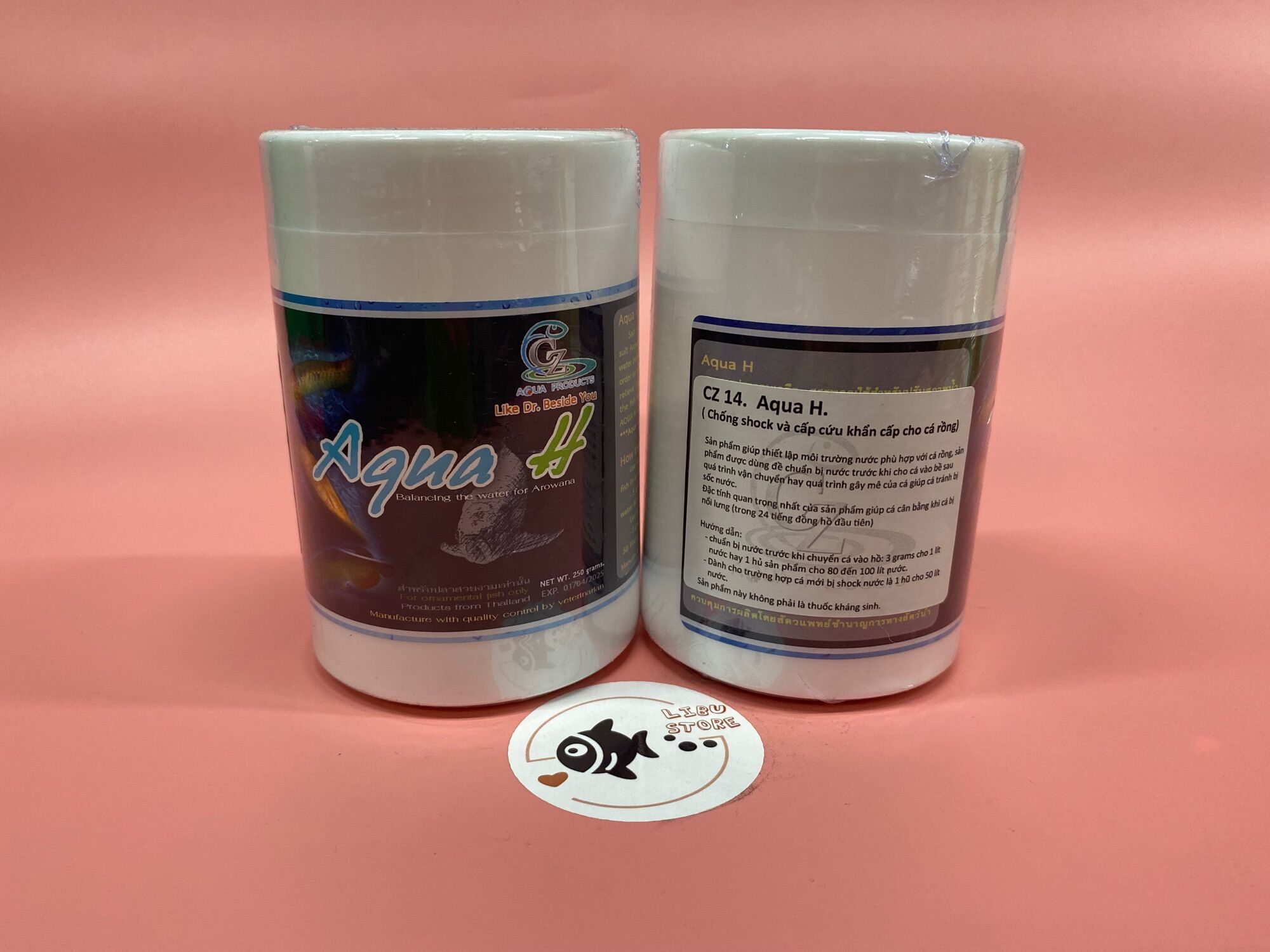 Aqua H Chống Sốc và Cấp Cứu Khẩn Cấp Cho Cá Rồng Hàng Chính Hãng Thái Lan