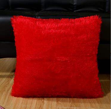 Vỏ Gối Sofa Lông Nhung Mềm Mại 40x40 Vỏ Gối Vuông Trang Trí Nhà Cửa Phong Cách Bắc Âu Chất Liệu Cotton Polyester