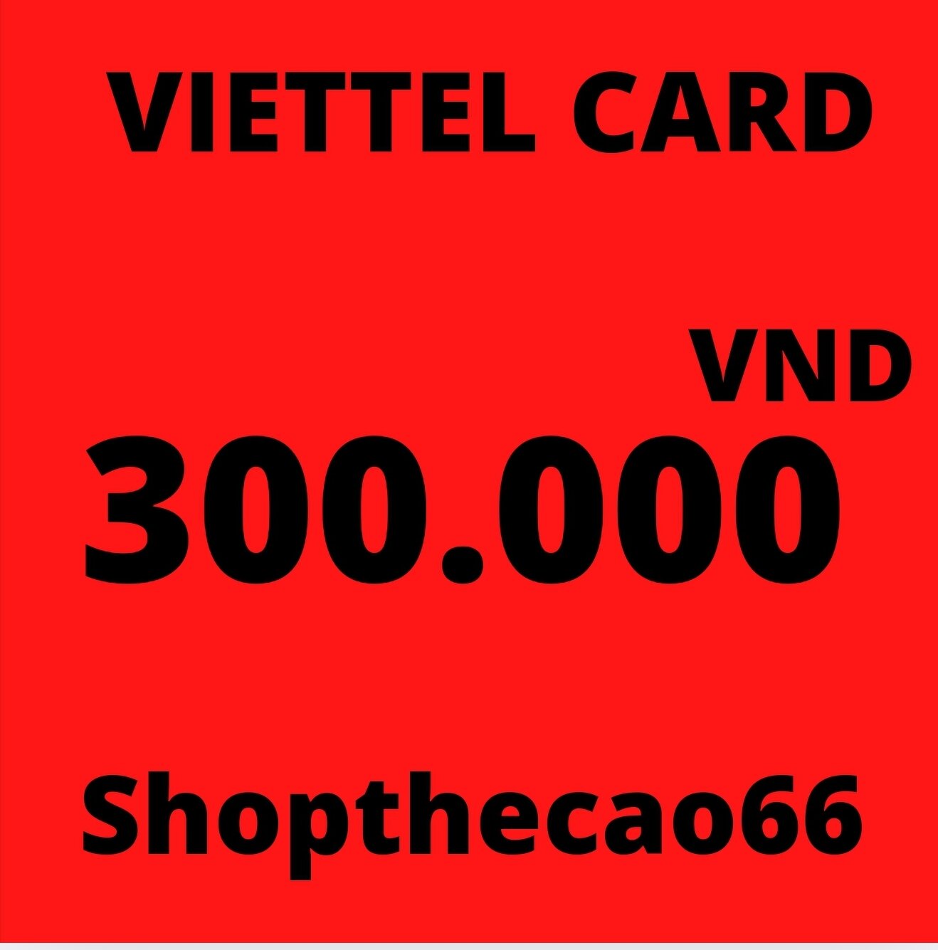 Viettel Scratch Card 300,000 Vnd