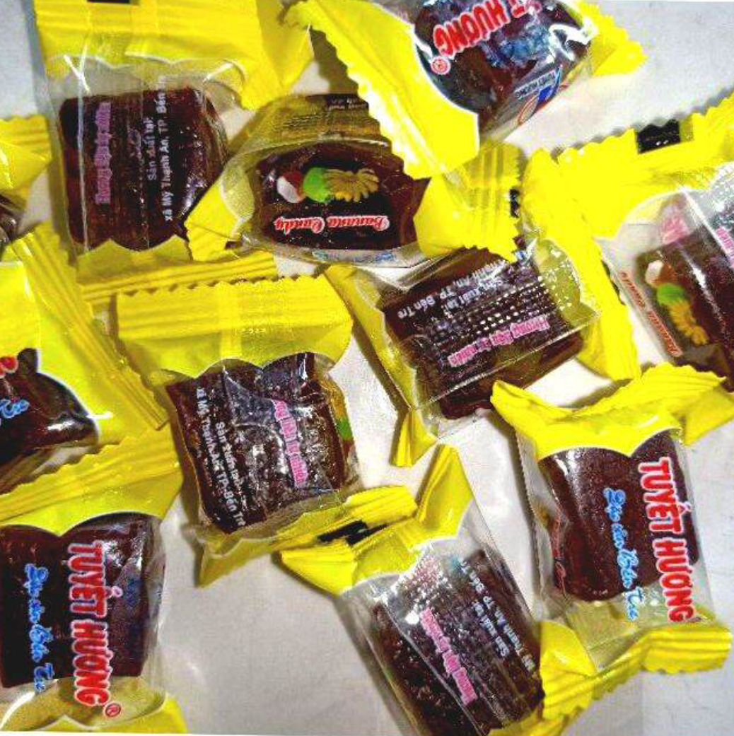 500g kẹo chuối tươi Tuyết Hương bến tre