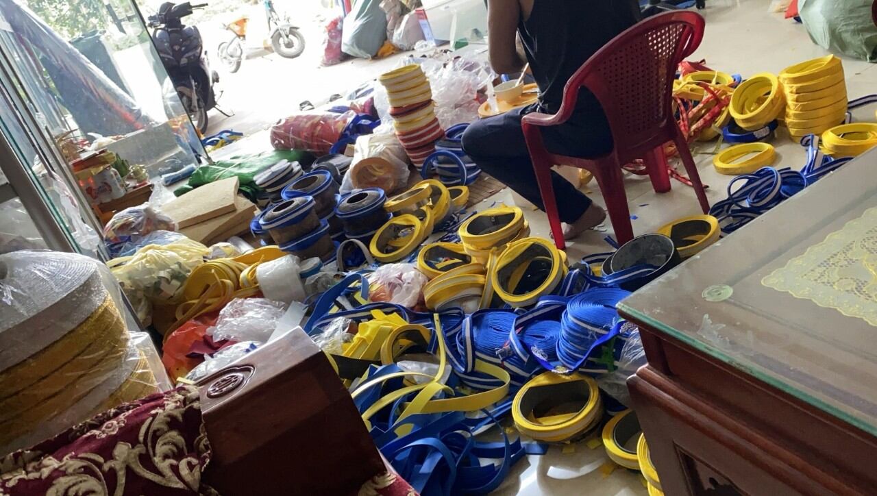 khăn đống đội đầu cho bé và người lớn