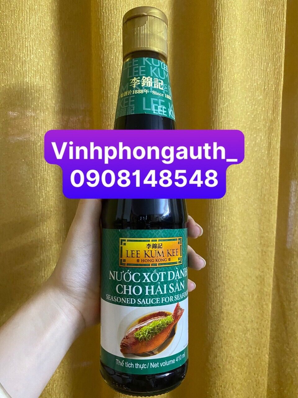 Nước sốt Hải sản Lee Kum Kee 410ml ( hấp cá )