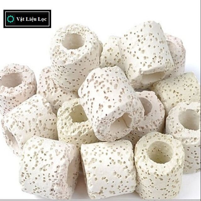 Sứ nhẫn trắng , sứ lổ lọc nước 1kg
