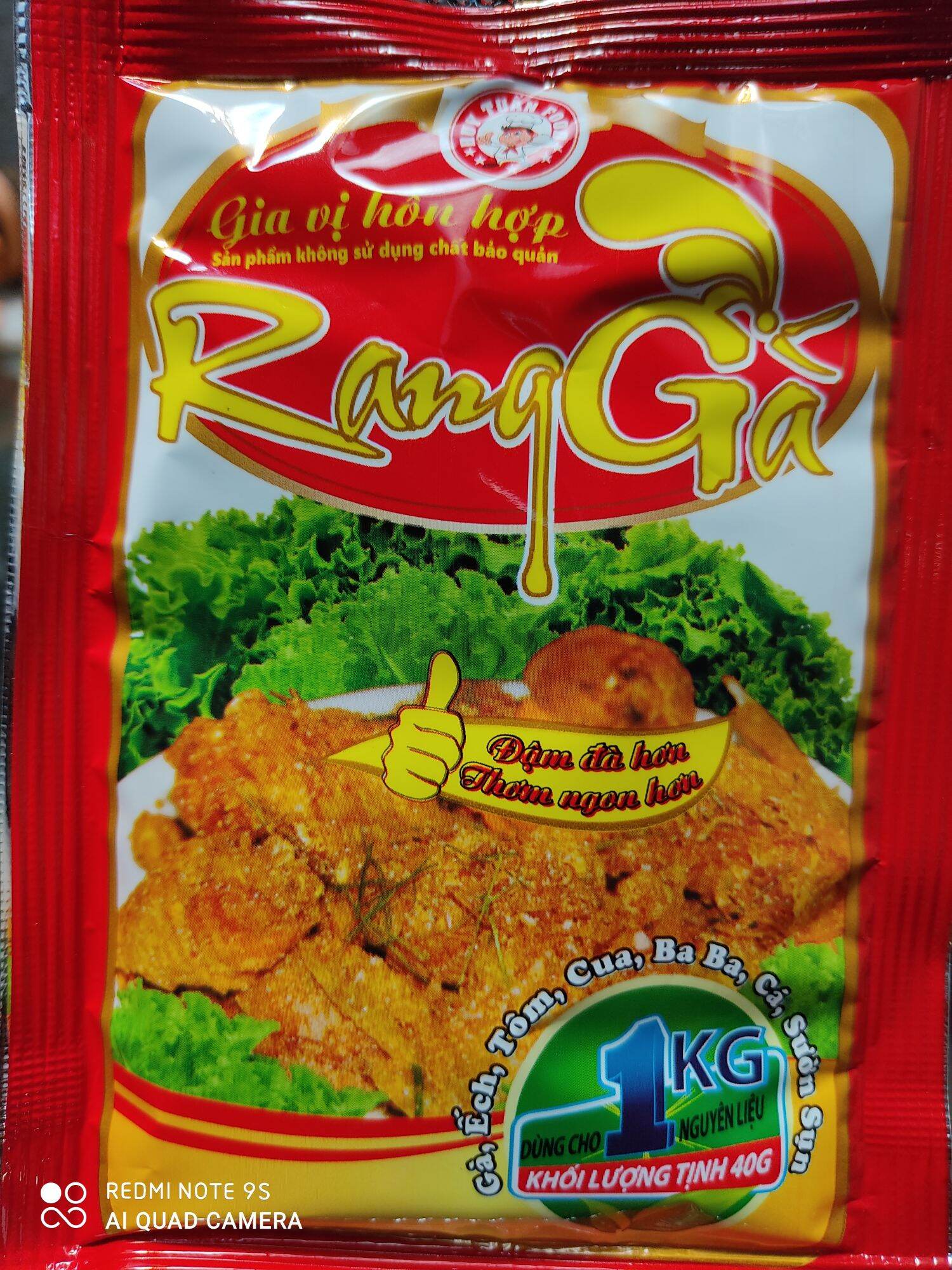 Muối rang gà
